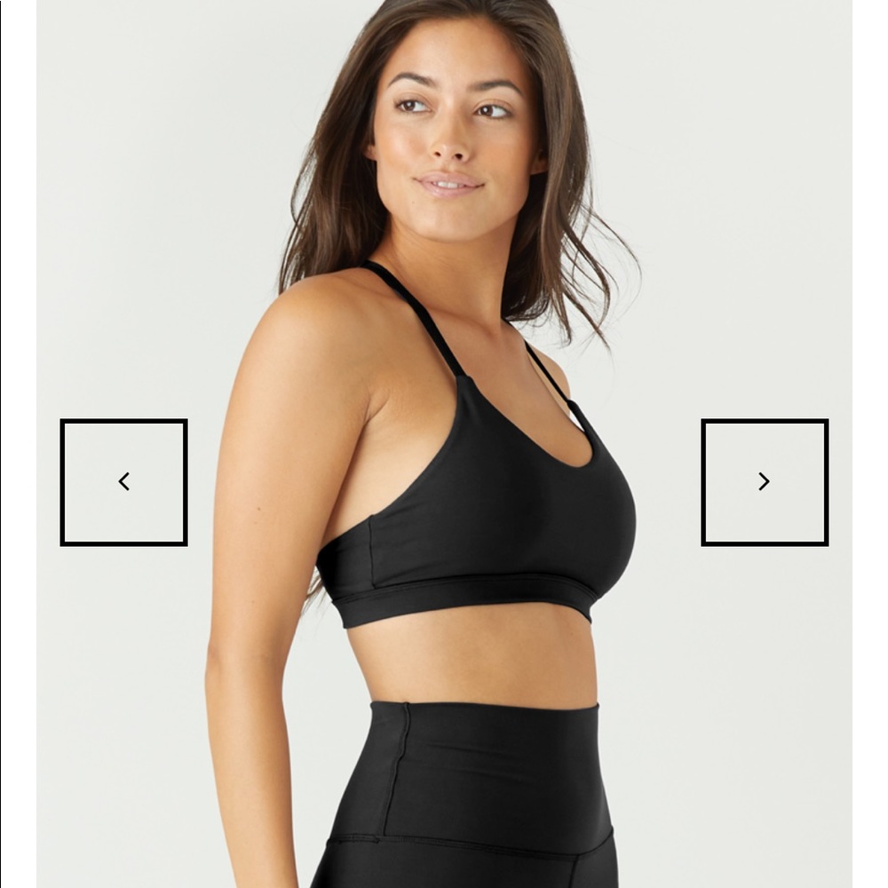 Glyder Vitality Sports Bra Black [Size Medium]